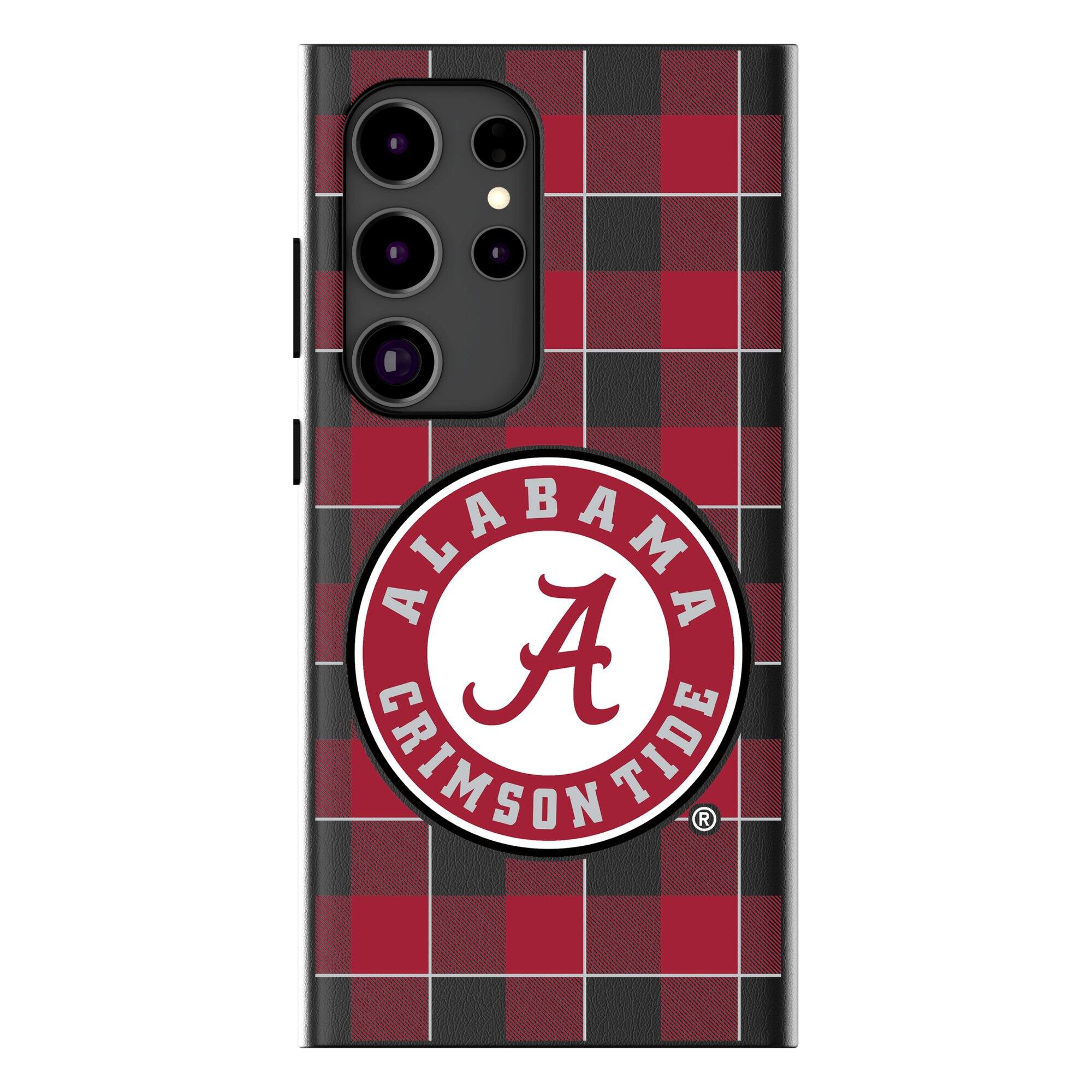 Keyscaper - NCAA - Alabama Crimson Tide Plaid Galaxy Magnetic Bump Case - S24 - Black price history on PriceWatchPro