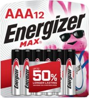 Energizer MAX AAA Batteries (12 Pack), Triple A Alkaline Batteries - Front_Zoom