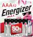 Front. Energizer - MAX AAA Batteries (12 Pack), Triple A Alkaline Batteries - Silver.