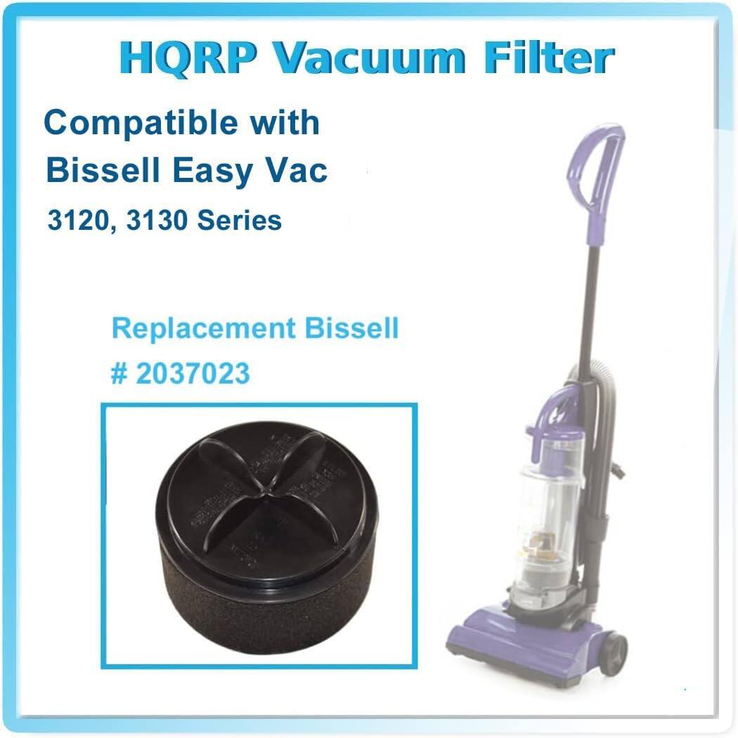 HQRP Vacuum Filter  
Compatible with Bissell Easy Vac 3120, 3130 Series  
Replacement Bissell # 2037023