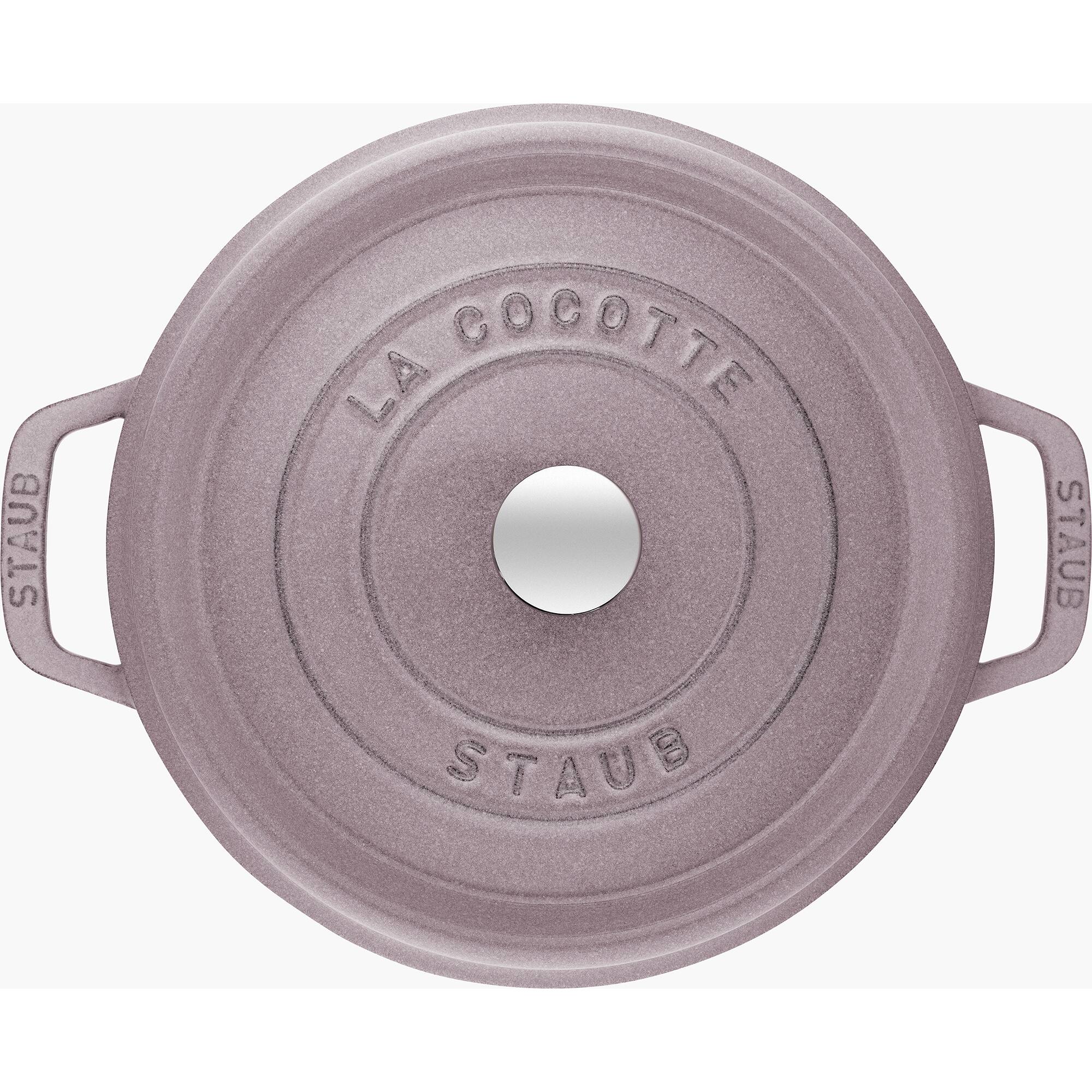 Staub - Cast Iron 4-qt Round Dutch Oven - Lilac - Thumbnail 5