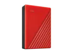 Front. Western Digital - WD 6TB Portable Storage External Hard Drive ( WDBR9S0060BRD-WESN ) Red - Red.