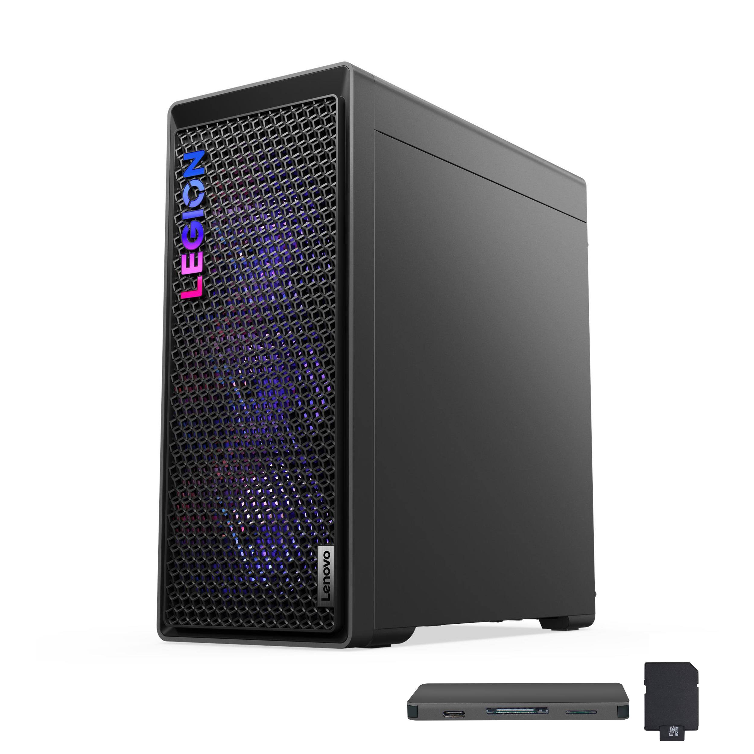 Lenovo - Legion Tower 7i Gaming Desktop,Intel Ultra 9 285K,64GB RAM,2TB SSD+1TB Dock Set,GeForce RTX 5090,Win 11 Pro - Black