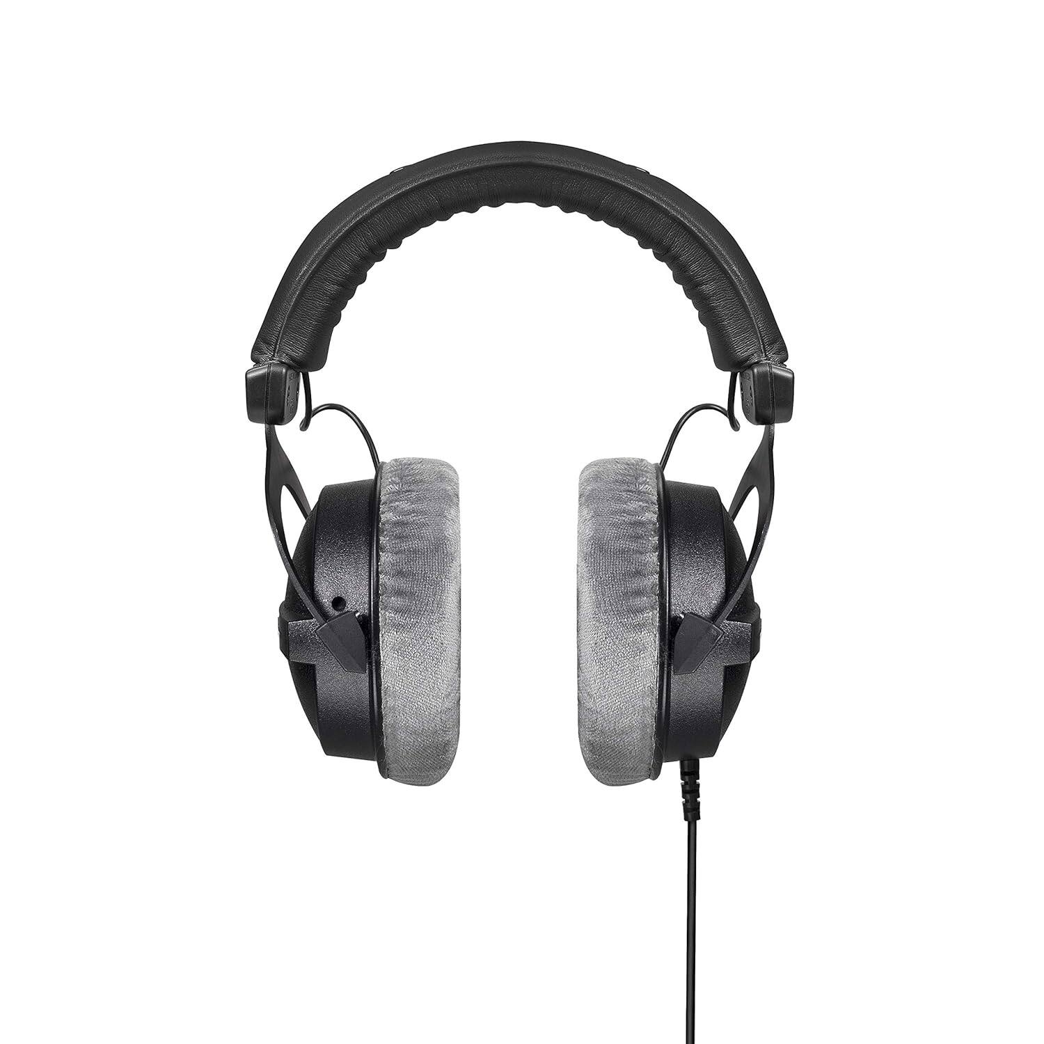 Back. Beyerdynamic - Beyerdynamic DT 770 PRO 250 Ohm Studio Headphone - 6" Velcro Straps - USB Card Reader - Goby Labs Headphone Cleaner 4oz.