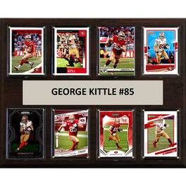 C&I Collectibles - George Kittle San Francisco 49ers 12" x 15" Trading Card Plaque - Multicolor