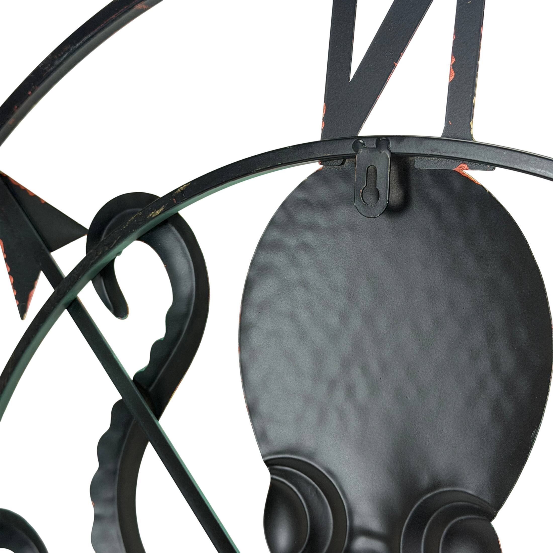 Alt View 2. Zeckos - 28 Inch Metal Octopus Compass Rose Wall Sculpture Aqua Bronze Nautical Decor - Aqua.