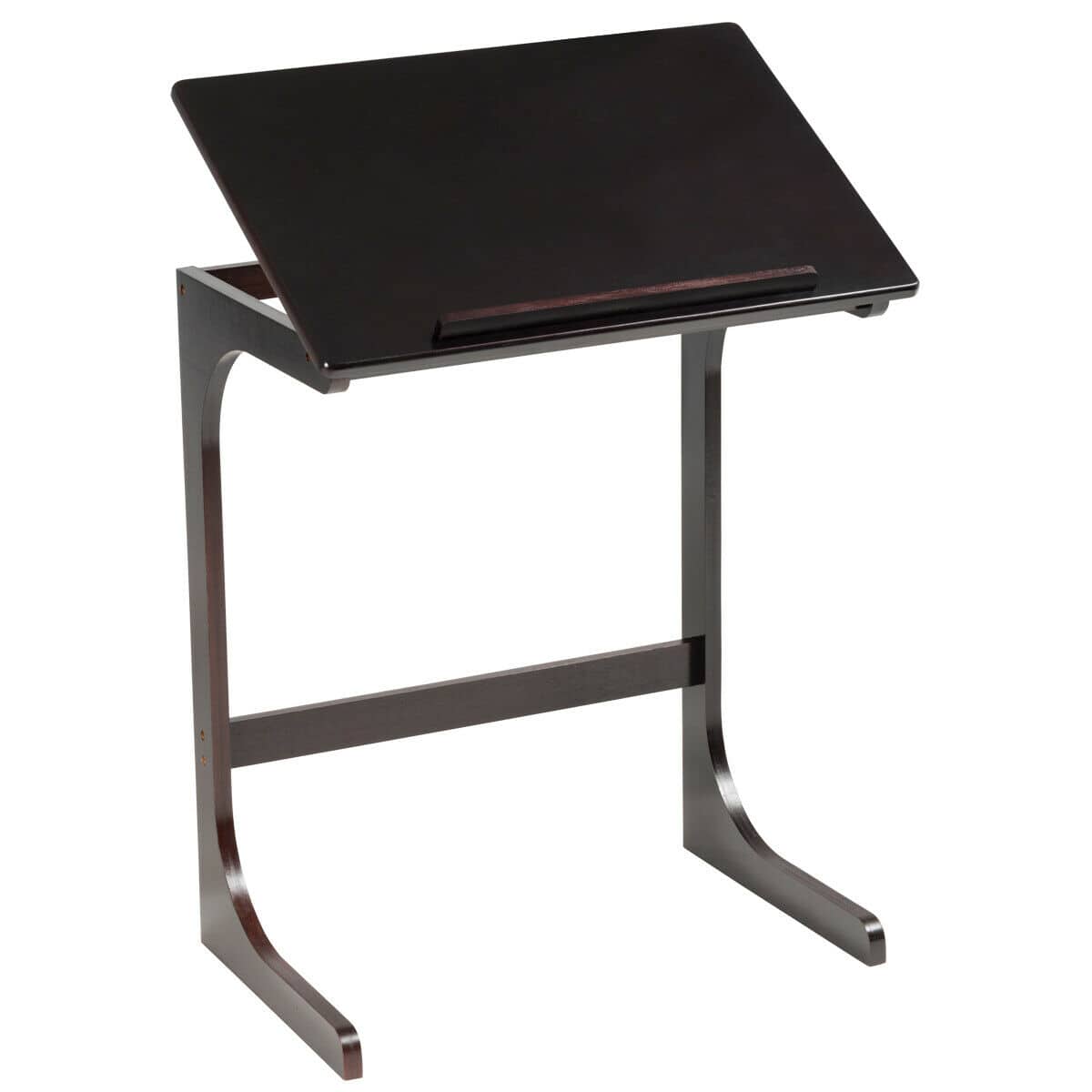 WELLFOR - Bamboo Sofa Side Table with Tilting Top - Brown price history on PriceWatchPro