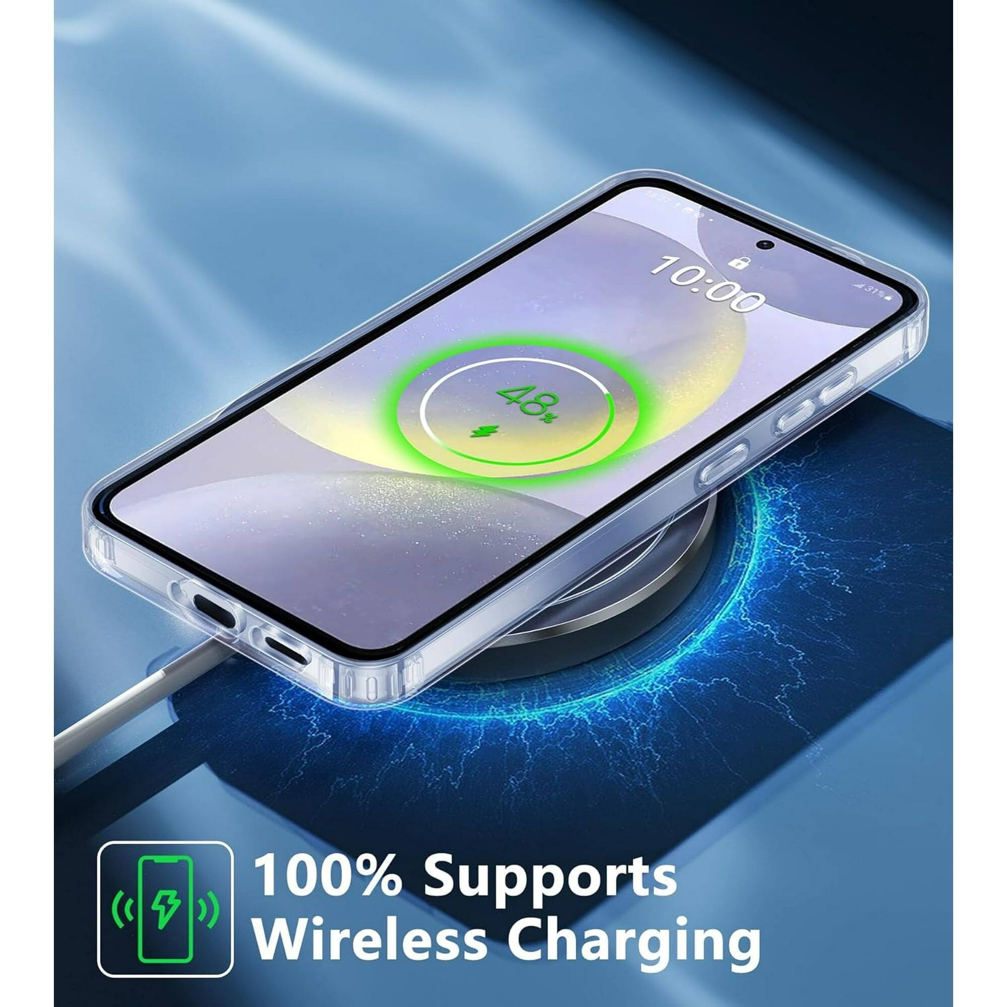 10:00, 48%, 100% Supports Wireless Charging
