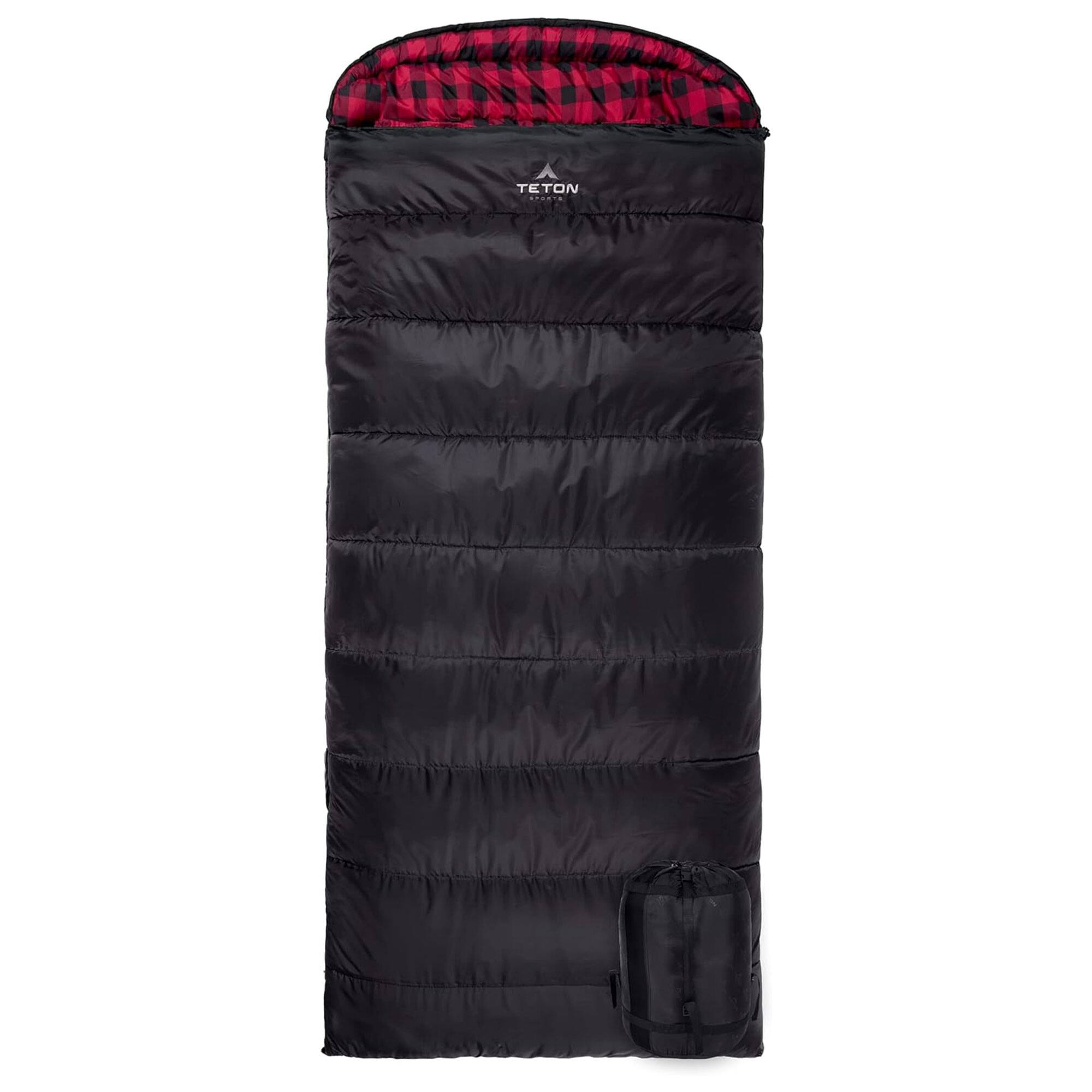 TETON Sports - Celsius XXL 0 Degree Right Zipper Sleeping Bag for Camping - Black