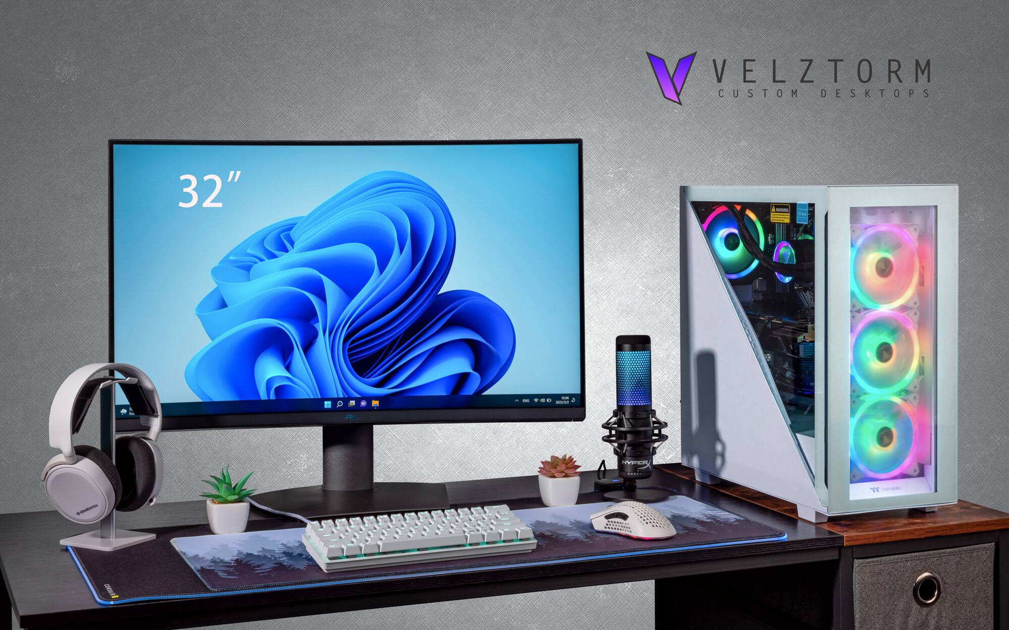VELZTORM CUSTOM DESKTOPS 32"
