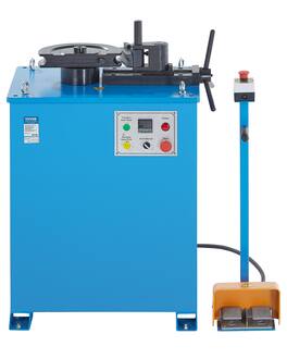 VEVOR - Electric Tube Bending Machine, 1.5 KW Electric Tube Bender for 5/8 to 1-1/2 inch Pipes, Pipe Bender Machine - Blue