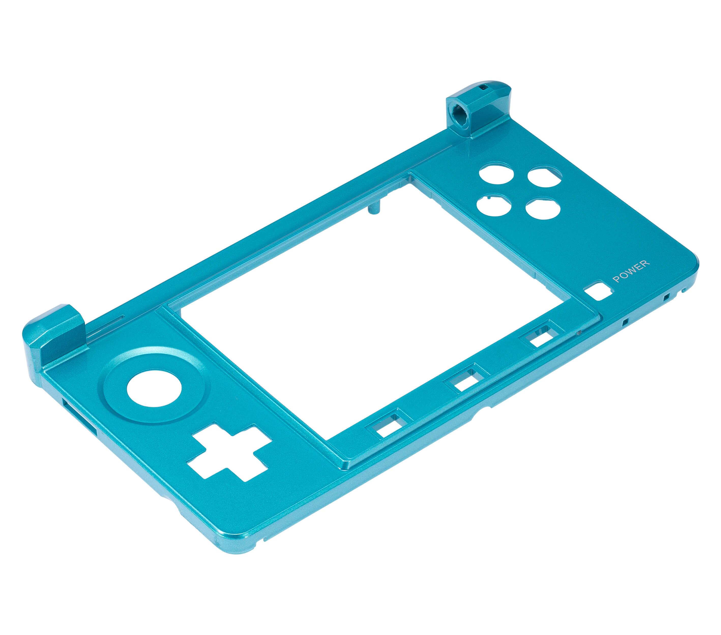 Mid Frame Housing Compatible For Nintendo 3DS Turquoise