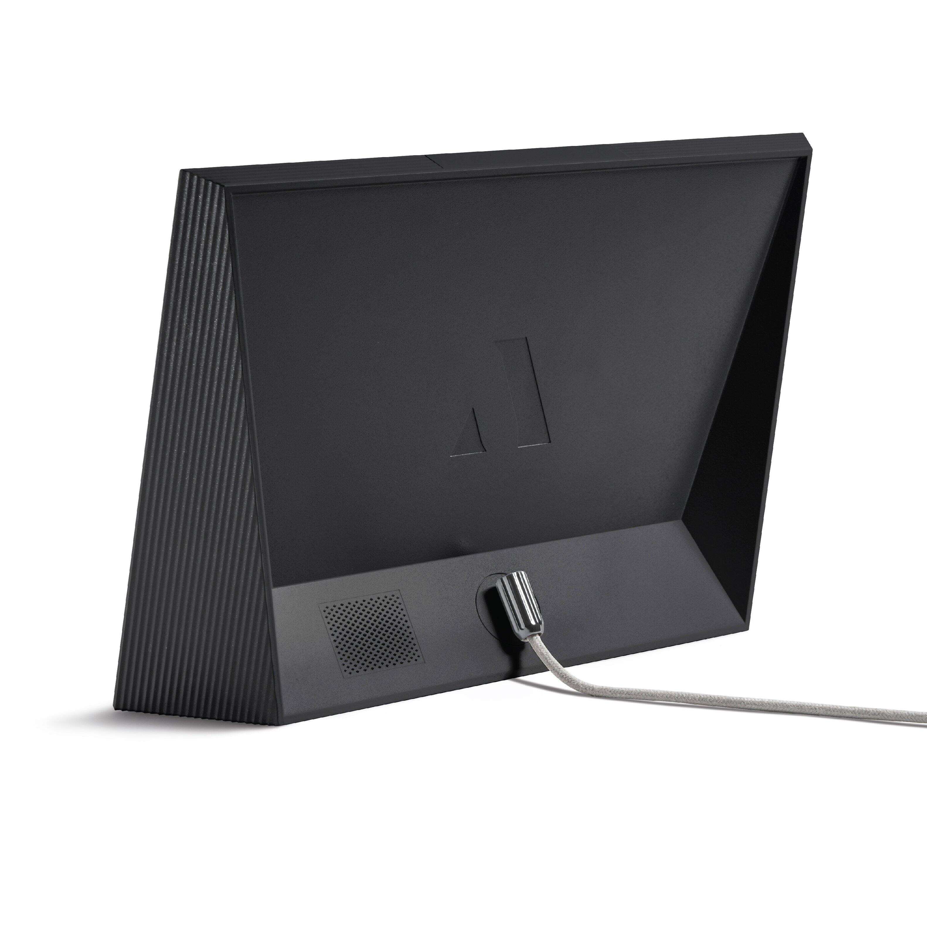 Back. Aura Home - Aura Carver Mat 10 Digital Wifi Photo Frame-Gravel with Textured Mat - Gravel (Dark).