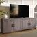 Alt View 32. CorLiving - Virlomi Collection TV Stand with Enclosed Cabinets for Most TVs up to 85" - Brown.