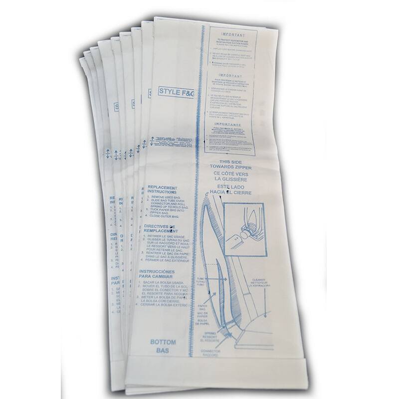 **IMPORTANT**

**STYLE F&C**

**REPLACEMENT INSTRUCTIONS**

1. REMOVE USED BAG
   - REMOVE USED BAG FROM OVEN.
   - DISCONNECT AND REMOVE SPRING.

2. CONNECTOR
   - TUCK PAPER BAG INTO OVEN.
   - CLOSE OUTER BAG.

**DIRECTIVES DE REMPLACEMENT**

1. RETIRER LE SAC USÉ
   - RETIRER LE SAC USÉ DE L'OVEN.
   - DÉCONNECTER ET RETIRER LE RACCORD.

2. REMPLACEMENT
   - GLISSER LE TUYAU DANS LE SAC.
   - RETOURNER LE SAC EN PAPIER DANS LE SAC À GLISSIER.
   - FERMER LE SAC À GLISSIER.

**INSTRUCCIONES PARA CAMBIAR**

1. SACAR LA BOLSA USADA
   - SACAR LA BOLSA USADA DE LA ESTUFAR.
   - DESCONECTAR Y RETIRAR EL TUBO.

2. METER LA BOLSA NUEVA
   - METER LA BOLSA NUEVA EN LA ESTUFAR.
   - CERRAR LA BOLSA