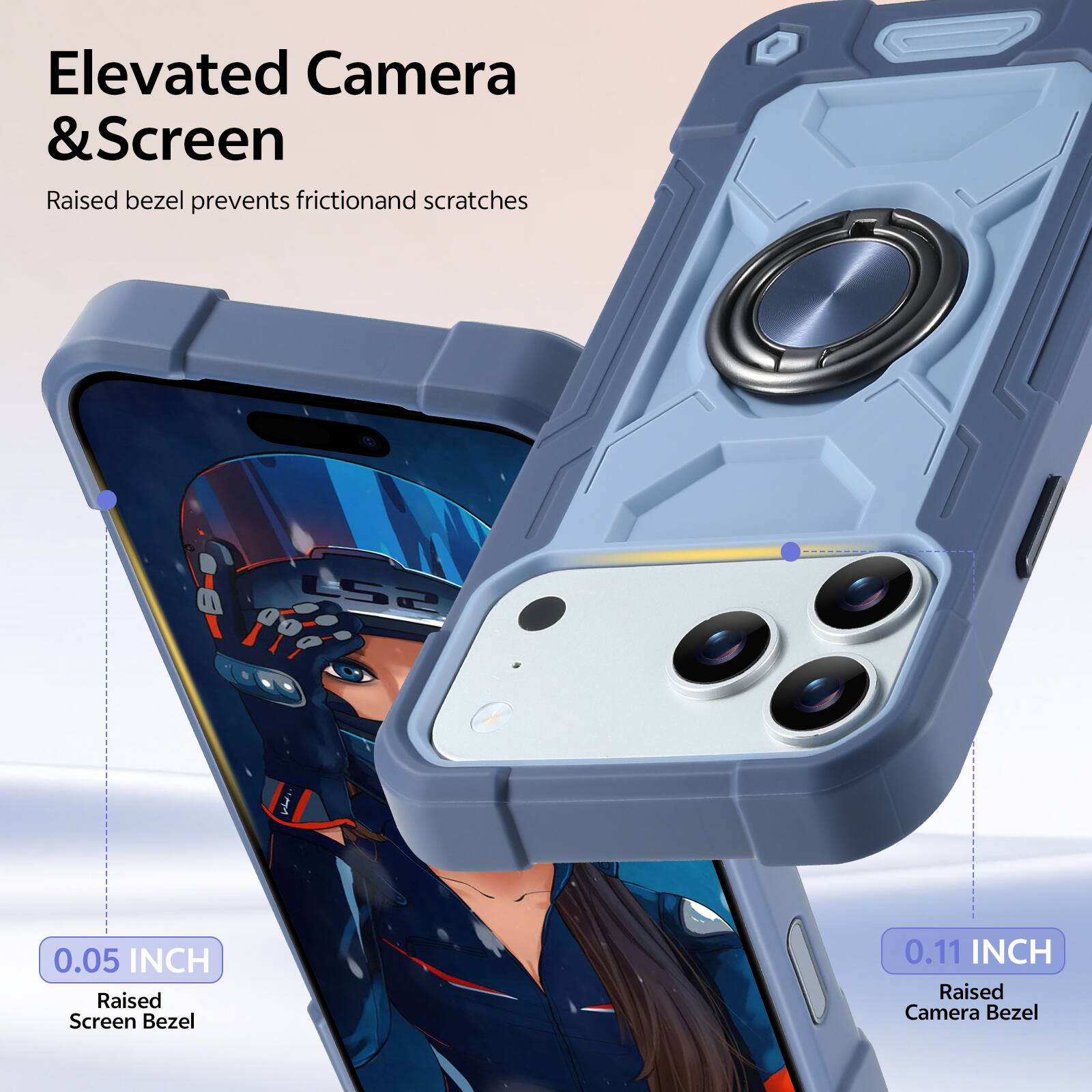 UUCOVER Rugged Protective Case for Apple iPhone 17 Pro, Shockproof ...