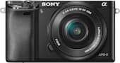Sony - Alpha a6000 Mirrorless Camera with 16-50mm Retractable Lens - Black