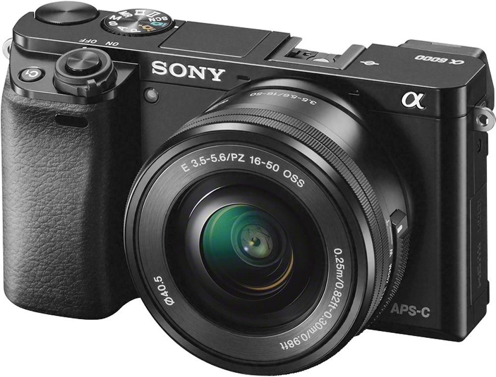 Sony Alpha a6000 Mirrorless Camera with 16-50mm Retractable Lens 