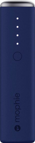 mophie - Power Reserve 1X Portable Charger - Blue - Front Zoom