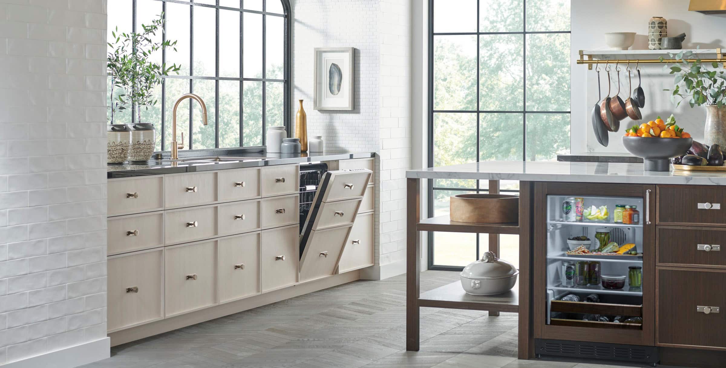 Alt View 20. Monogram - 126-Can Beverage Cooler - Custom Panel Ready.