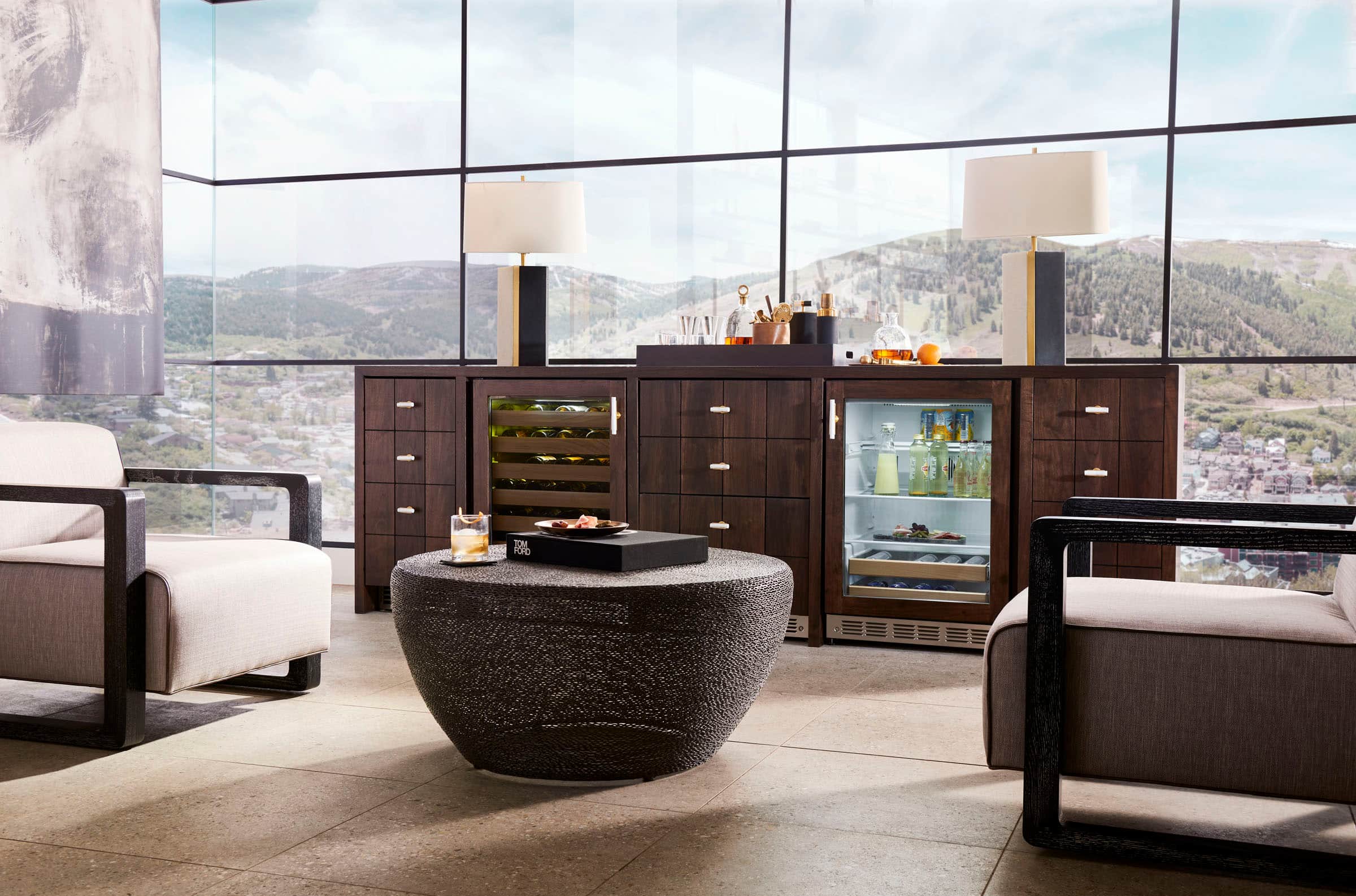 Alt View 25. Monogram - 126-Can Beverage Cooler - Custom Panel Ready.