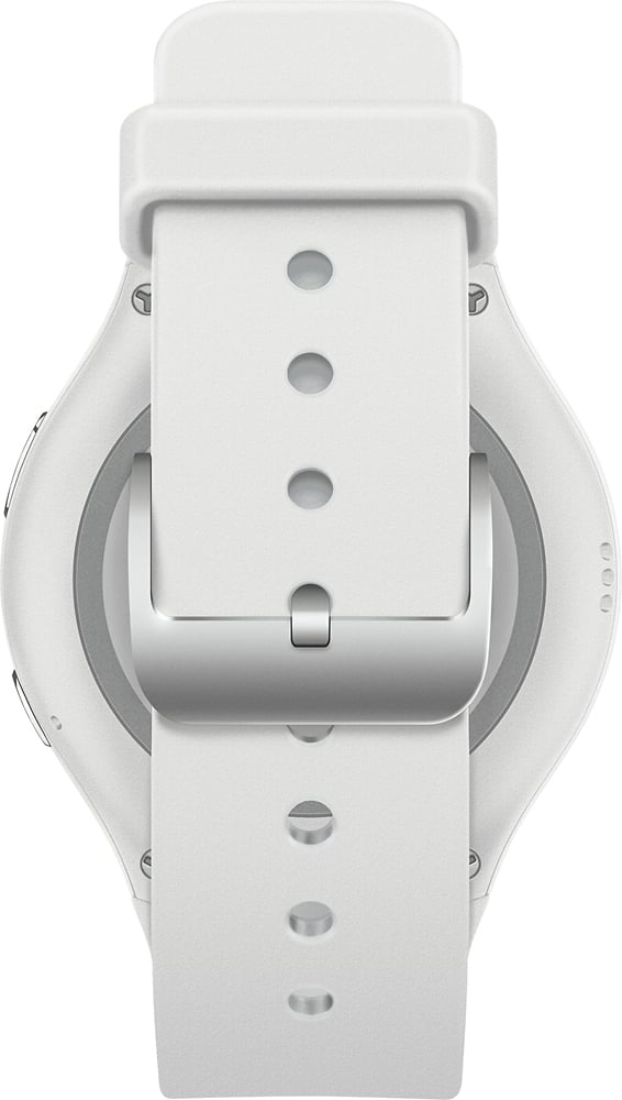 Back. Samsung - Gear S2 Smartwatch 52mm Stainless Steel AT&T - White Plastic.