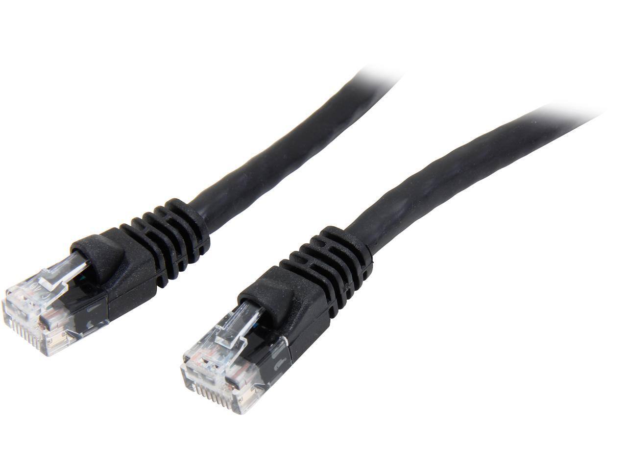 Front. Nippon Labs - Nippon Labs CAT6MB-100BK 100 ft. Cat 6 Black UTP Injection Molded Boot Patch 100ft Cables 100 feet - OEM.