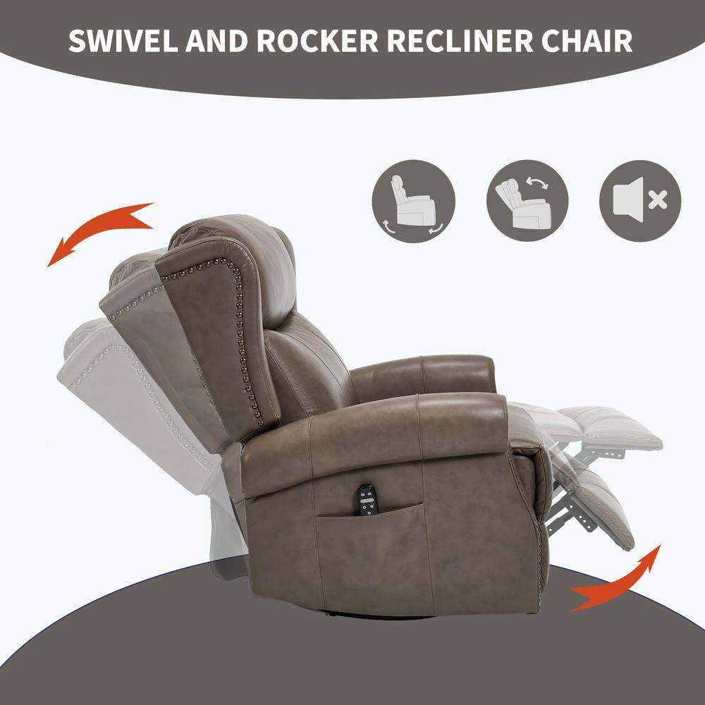 SWIVEL AND ROCKER RECLINER CHAIR