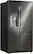 Angle. LG - 26 Cu. Ft. Door-in-Door Side-by-Side Refrigerator with Thru-the-Door Ice and Water - Black Stainless Steel.