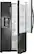 Front. LG - 26 Cu. Ft. Door-in-Door Side-by-Side Refrigerator with Thru-the-Door Ice and Water - Black Stainless Steel.