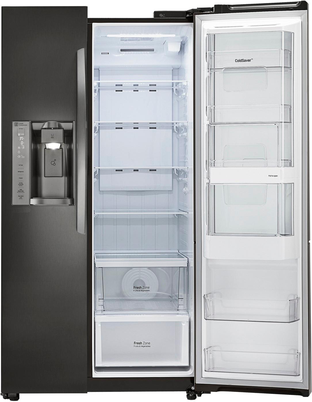 LG 26 Cu. Ft. Door-in-Door Side-by-Side Refrigerator with Thru-the-Door Ice  and Water Stainless Steel LSXS26366S - Best Buy