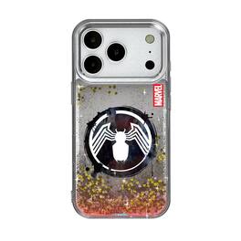 Keyscaper - Marvel Grid Glitter Phone Case - Apple iPhone 17 Pro Max - Venom