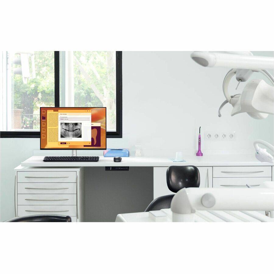 Alt View 5. Dell - Dell Pro Micro QCM1255 Desktop Computer - AMD Ryzen 5 8500GE - 8 GB - 256 GB SSD - Micro PC - Intel Chip - Windows 11 - Black.