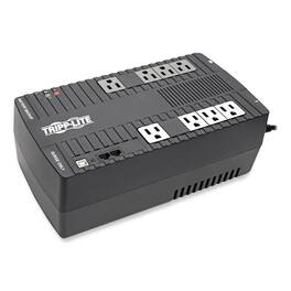Tripp Lite - AVR550U 8 Outlets 550 VA 420 J AVR Series Ultra-Compact Line-Interactive UPS USB - Black