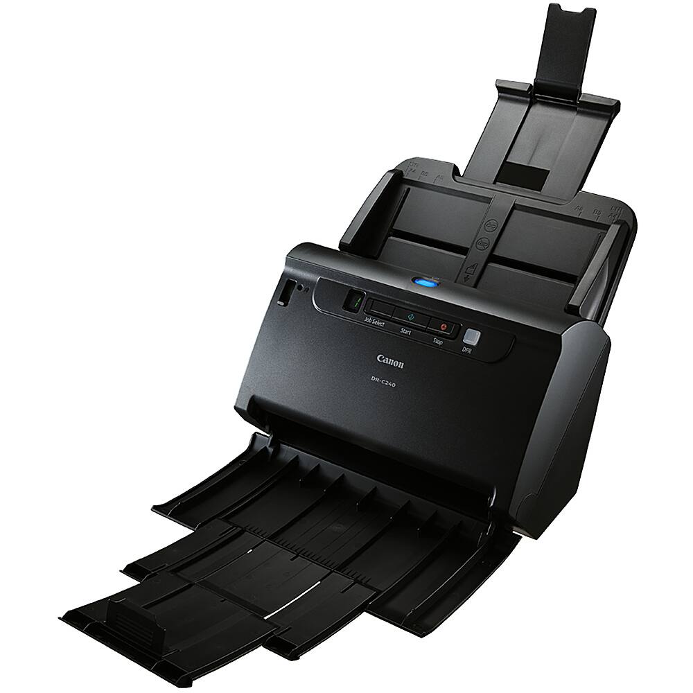 Alt View 13. Canon - imageFORMULA DR-C240 Office Document Scanner - Black.