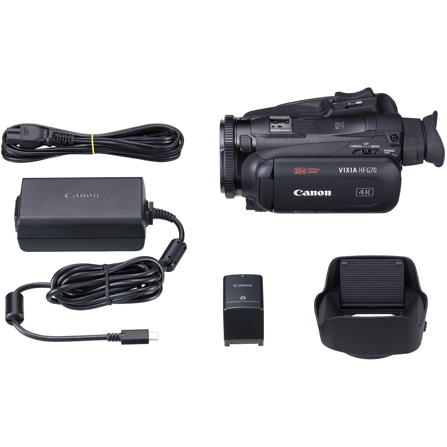OPTICAL 20x ZOOM  
VIXIA HFG70  
Canon  
Canon  
4K  
0020  
Canon  
# Intelligent Licion Saltory