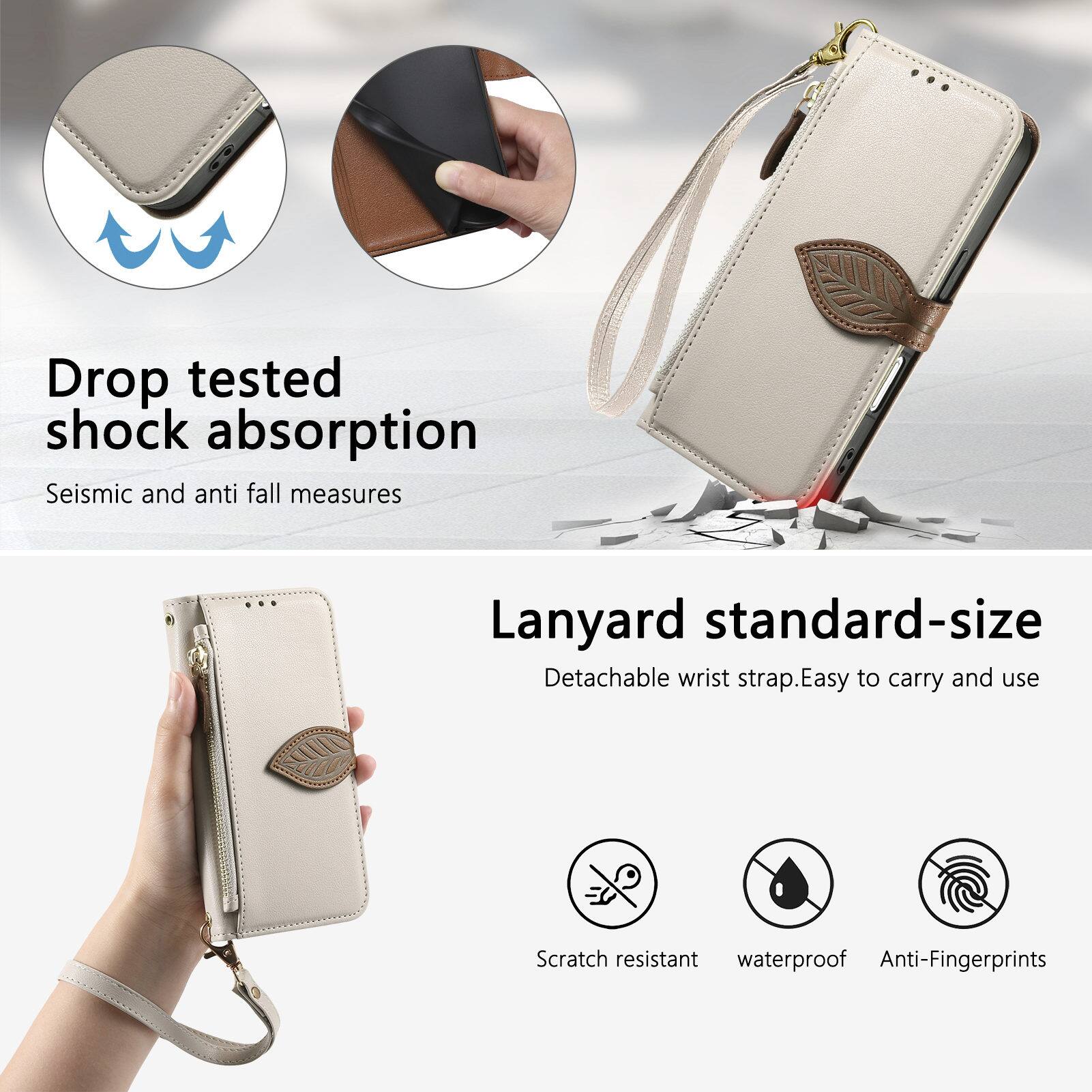 Drop tested shock absorption  
Seismic and anti fall measures  

Lanyard standard-size  
Detachable wrist strap. Easy to carry and use  

Scratch resistant  
Waterproof  
Anti-Fingerprints