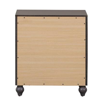 Front. Liberty Furniture Industries - Cottage View Night Stand in Dark Gray - Gray.
