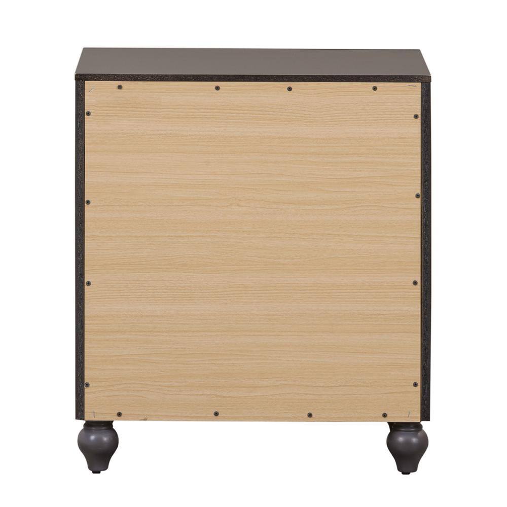 Front. Liberty Furniture Industries - Cottage View Night Stand in Dark Gray - Gray.