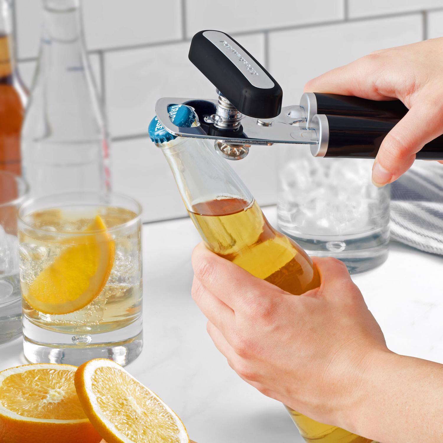 Back. KitchenAid - KitchenAid Black ABS/Stainless Steel Manual Bottle/Can Opener.
