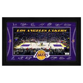 Highland Mint - Los Angeles Lakers 2025 Signature Court Framed Picture - Multicolor