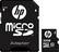 Front Standard. HP - 32GB microSDHC Class 10 Memory Card.