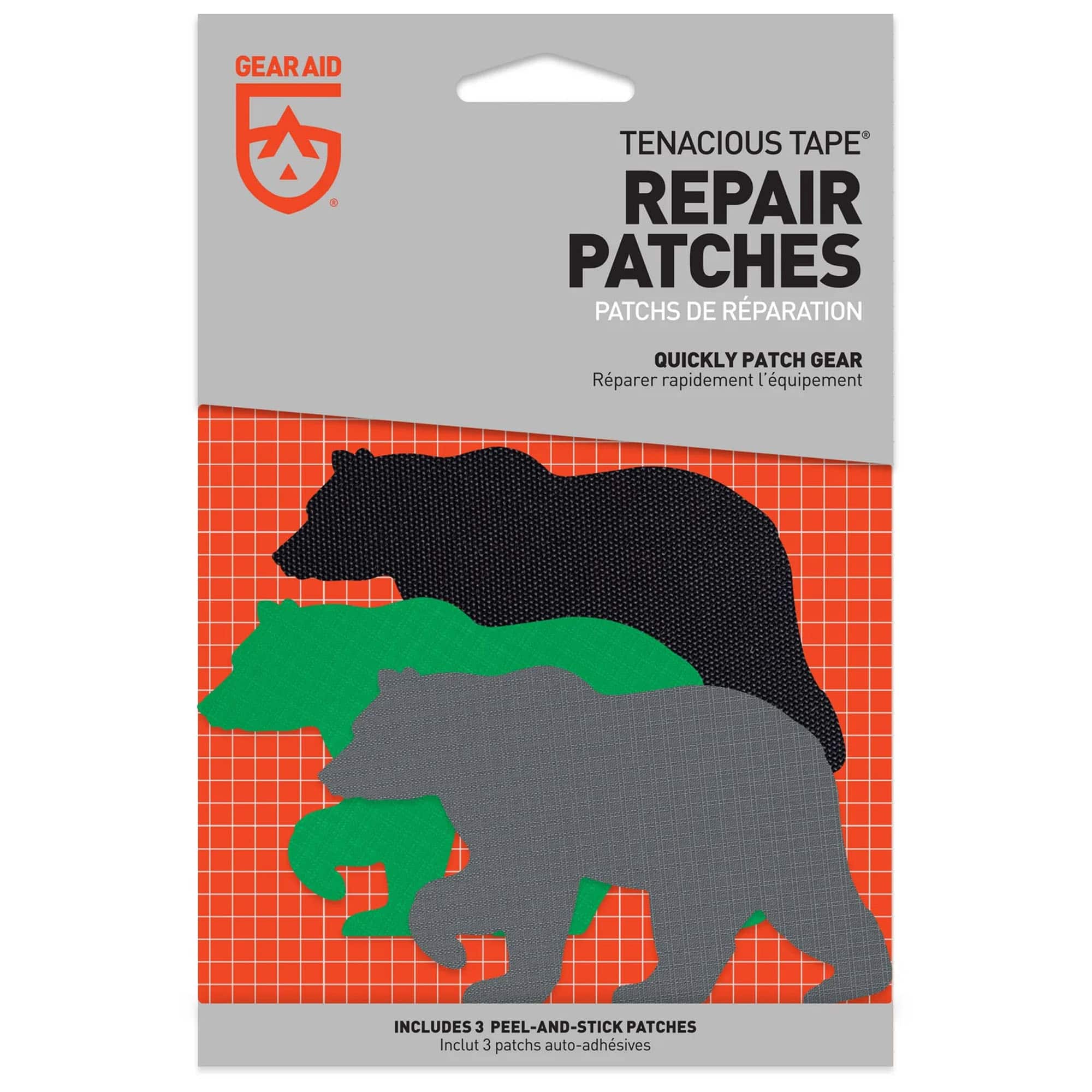 Gear Aid - Tenacious Tape Repair Patches - Bear - Multicolor