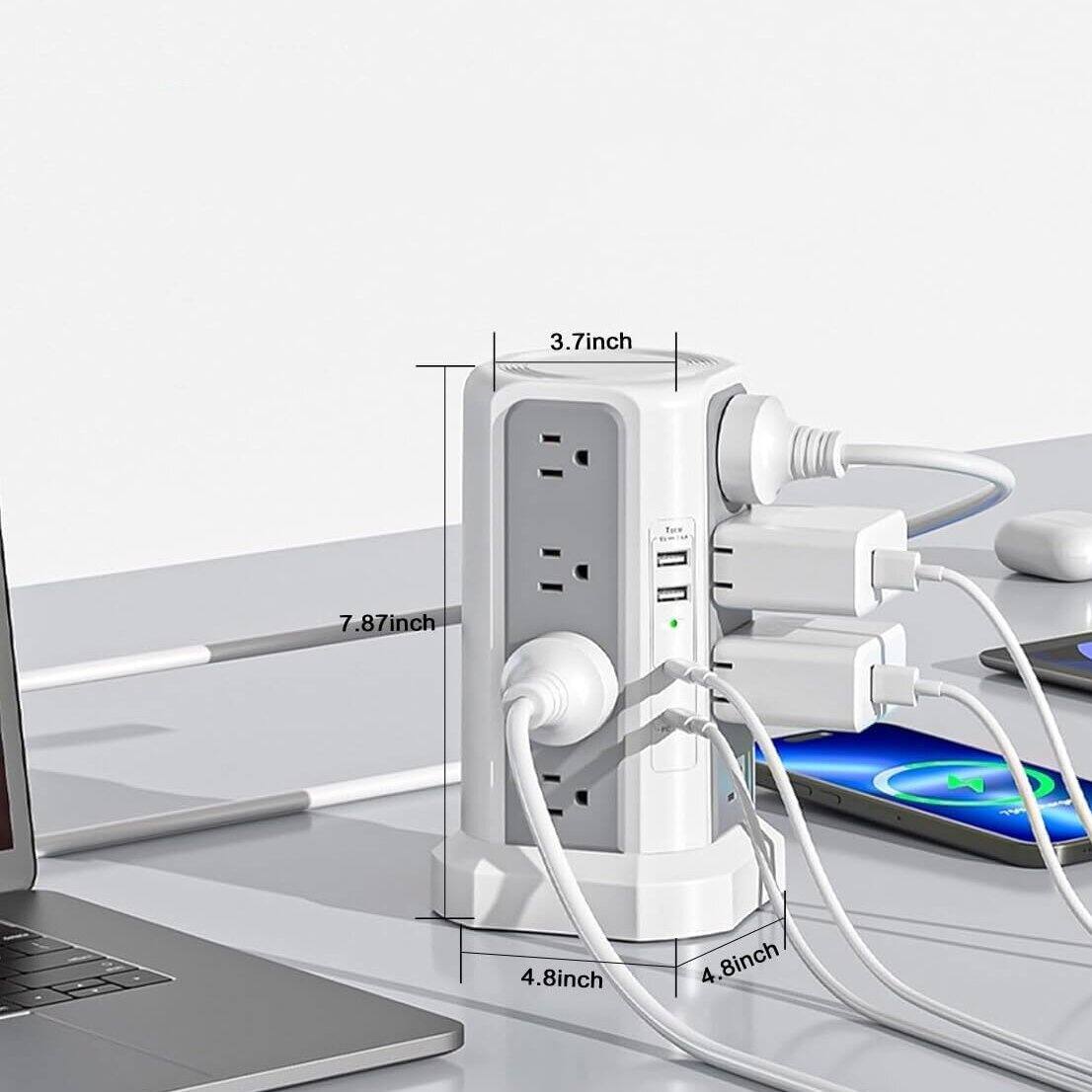 3.7 inch  
7.87 inch  
4.8 inch  
4.8 inch