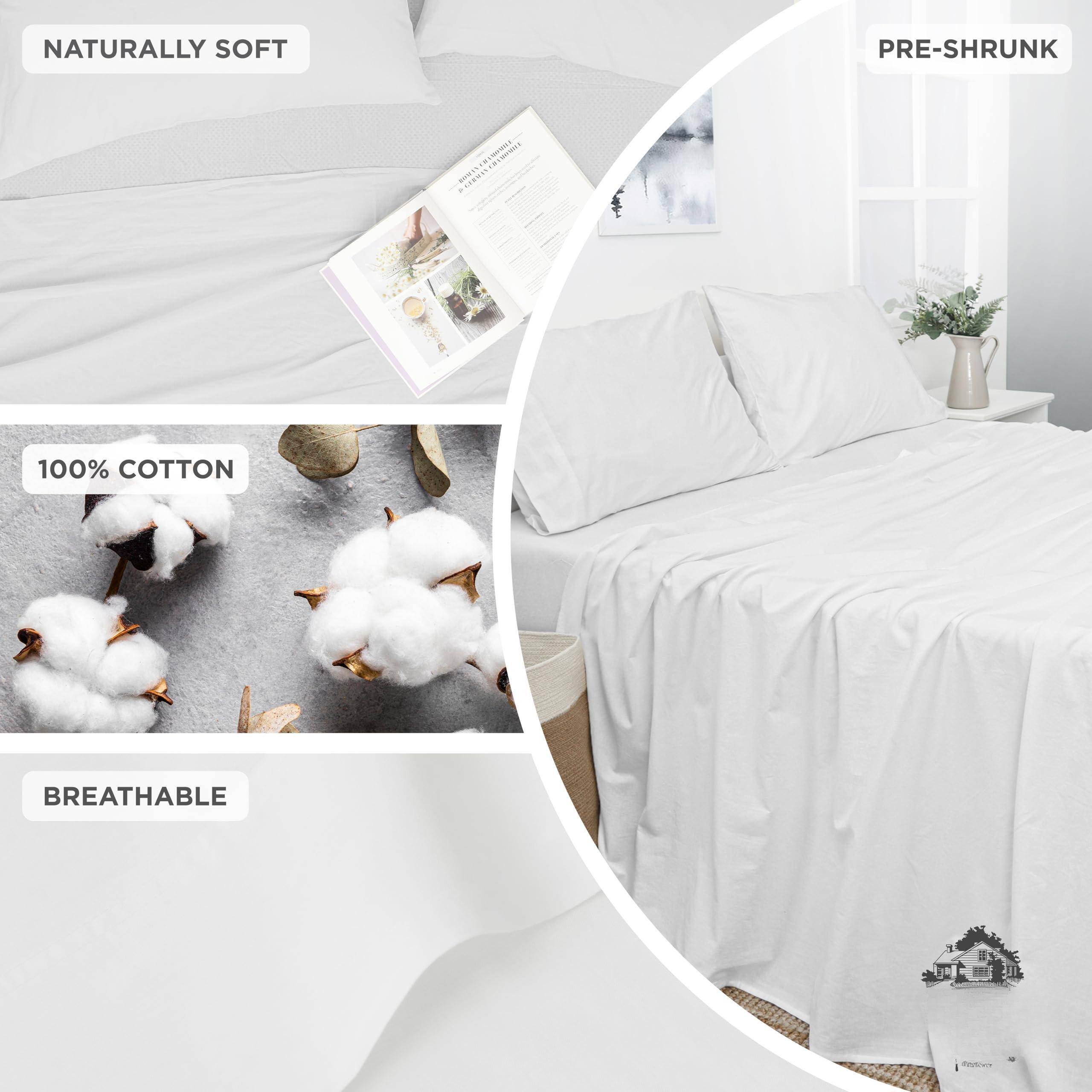 NATURALLY SOFT  
100% COTTON  
BREATHABLE  
PRE-SHRUNK