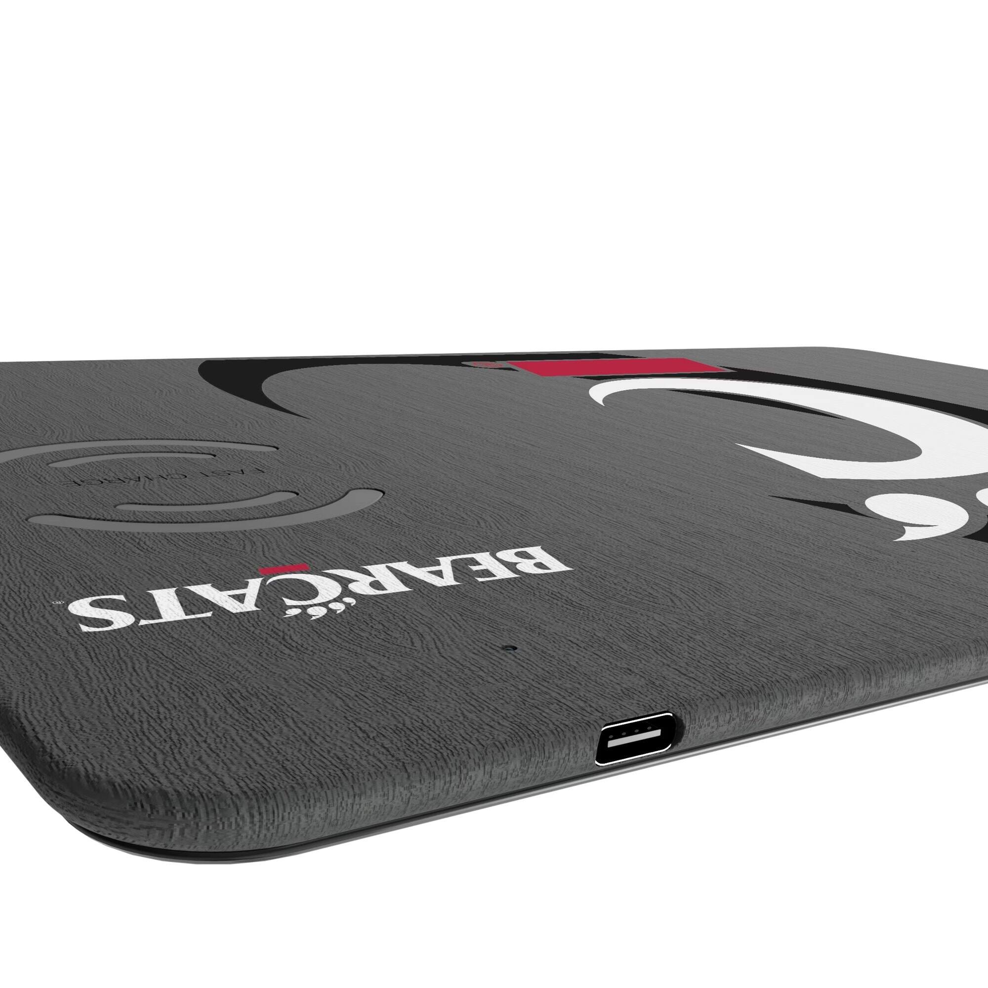 Alt View 2. Keyscaper - Cincinnati Bearcats Wireless Charger and Mouse Pad - Multicolor.