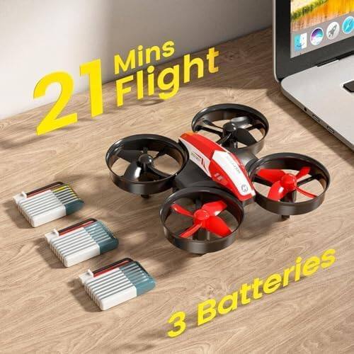 21 Mins Flight  
3 Batteries