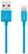Front. Kanex - Apple MFi Certified 4' Lightning-to-USB Charge-and-Sync Cable - Blue.