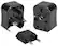 Front. Kanex - Travel Bud International Power Adapter - Black.