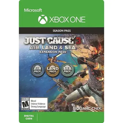 Front. Microsoft - Just Cause 3 Air, Land and Sea Expansion Pass. - M (Mature 17+)